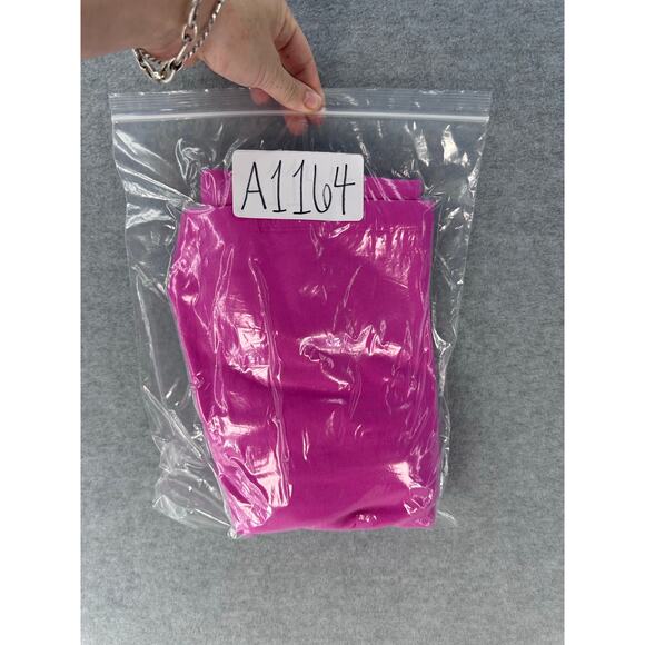 Champion Women sz XL Hot Pink Oversized Sleeveless Sweatshirt Hoodie Gym Comfort - Picture 10 of 10